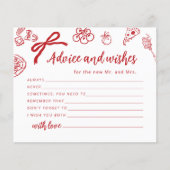 Advice and wishes Thats Amore Italian Bridal Card (Vorderseite)