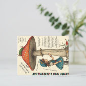 Advice from a Caterpillar Post Card Postkarte (Stehend Vorderseite)