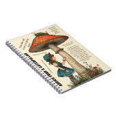 Advice from a Caterpillar Wonderland Notebook Notizblock (Rechte Seite)