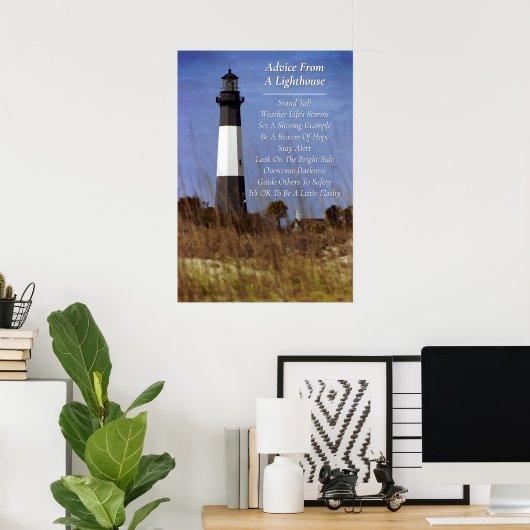 Advice From A Lighthouse Poster (Heimbüro)