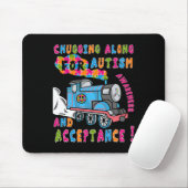 Advocate Accepttrain Puzzle Cool Autismus Aware Mousepad (Mit Mouse)