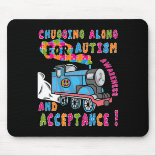 Advocate Accepttrain Puzzle Cool Autismus Aware Mousepad