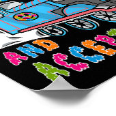 Advocate Accepttrain Puzzle Cool Autismus Aware Poster (Ecke)