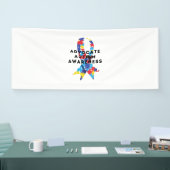 Advocate Autismus Bewusstsein Banner (Messe)