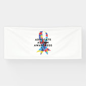 Advocate Autismus Bewusstsein Banner (Horizontal)