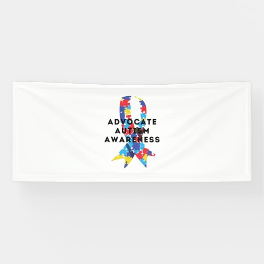 Advocate Autismus Bewusstsein Banner (Horizontal)