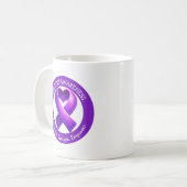 Advocate. Educate. Empower.| Epilepsy Awareness Kaffeetasse (Vorderseite Links)