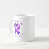 Advocate. Educate. Empower.| Epilepsy Awareness Kaffeetasse (Vorderseite Links)