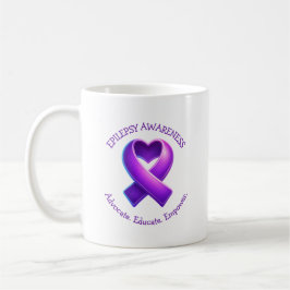 Advocate. Educate. Empower.| Epilepsy Awareness Kaffeetasse