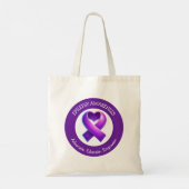 Advocate. Educate. Empower.| Epilepsy Awareness Tragetasche (Rückseite)