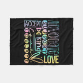 Advocate Liebe Support akzeptieren, mit freundlich Fleecedecke (Vorderseite (Horizontal))