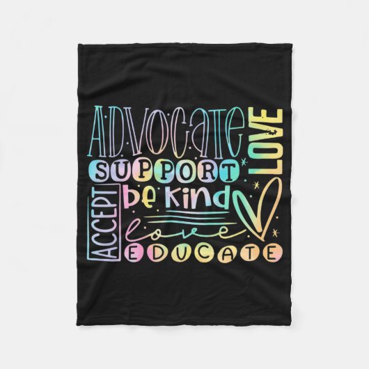 Advocate Liebe Support akzeptieren, mit freundlich Fleecedecke (Vorderseite)