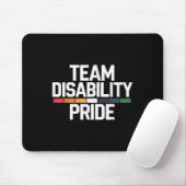Advocation of Disability Pride Month Awareness Mousepad (Mit Mouse)