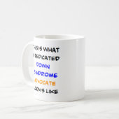 Advokat für das Down-Syndrom Kaffeetasse (Vorderseite Links)