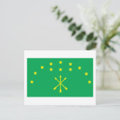 Adygea Flag Postkarte (Stehend Vorderseite)