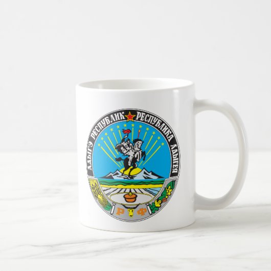 Adygea Wappen Tasse (Rechts)
