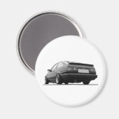 AE86 Black & White Magnet (Vorderseite/Rückseite)