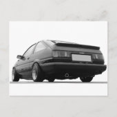 AE86 Black & White Postkarte (Vorderseite)