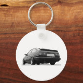 AE86 Black & White Schlüsselanhänger (Vorderseite)