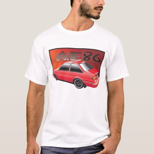 AE86 Rot T-Shirt (Vorderseite)