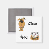 AE- Dog Geschirrspüler Magnet (Vorderseite/Rückseite)