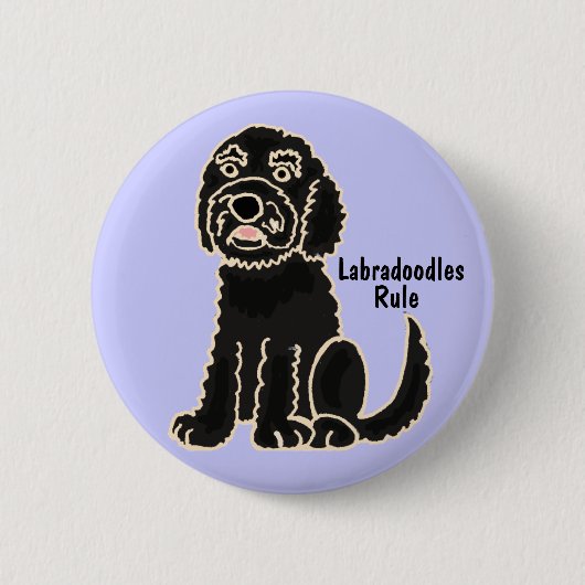 AE, Labradoodles Regel-Knopf Button (Vorderseite)