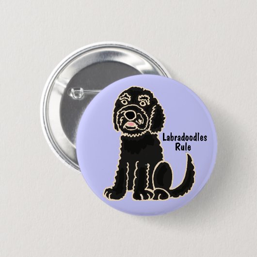 AE, Labradoodles Regel-Knopf Button (Vorne & Hinten)