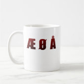 Æ Ø Å KAFFEETASSE (Links)