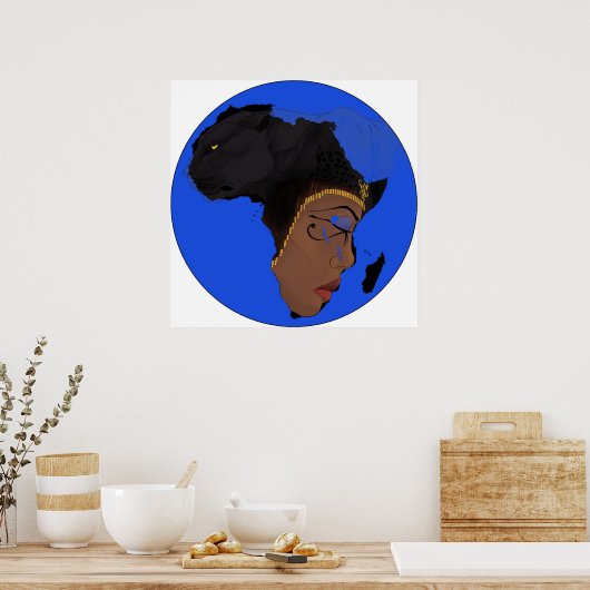 AE Symbole Afrikas Poster (Küche)