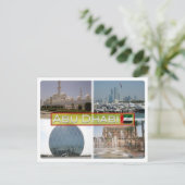 AE United Arab Emirates - Abu Dhabi - Postkarte (Stehend Vorderseite)