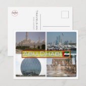 AE United Arab Emirates - Abu Dhabi - Postkarte (Vorne/Hinten)