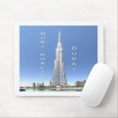 AE United Arab Emirates - Dubai - Burj Khalifa Mousepad (Mit Mouse)