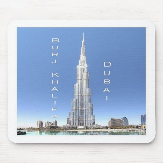 AE United Arab Emirates - Dubai - Burj Khalifa Mousepad (Vorne)