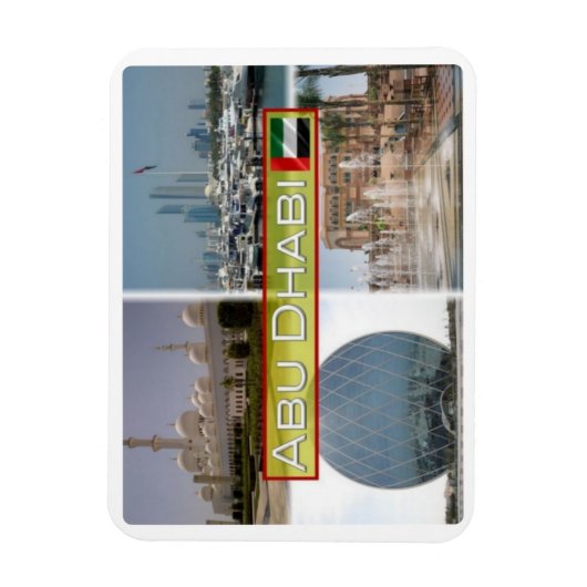 AE United Arab Emirqqi - Abu Dhabi - Magnet (Vertikal)