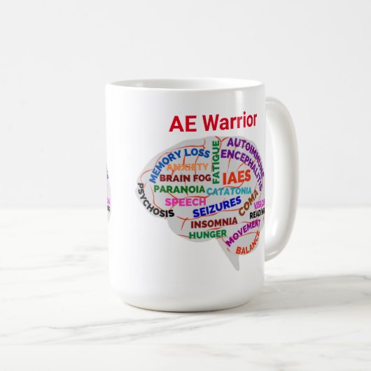 AE Warrior Awareness Tasse (VorderseiteRechts)
