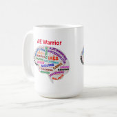 AE Warrior Awareness Tasse (Vorderseite Links)