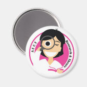 AECT-Logo für Forschung und Theorie Magnet (Vorderseite/Rückseite)