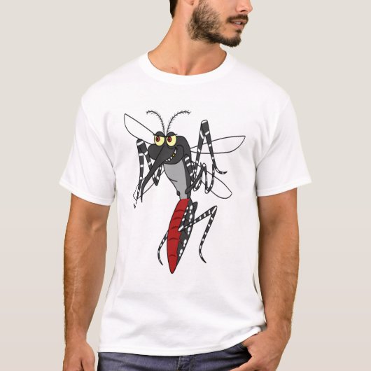 Aedes Aegypti Awareness Print T-Shirt (Vorderseite)