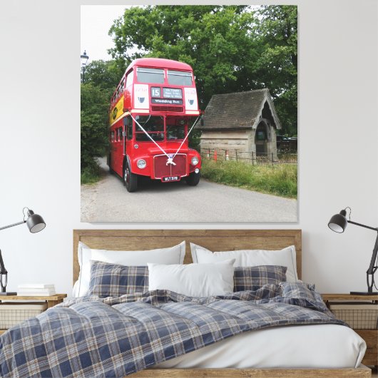 AEG Double Decker Bus Leinwanddruck (Insitu (Schlafzimmer))