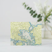 Aegaeum Pelagus Alte Weltkarte Postkarte (Stehend Vorderseite)