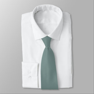 Aegean Aquamarin Blue Green Grey Solid Color Desig Krawatte