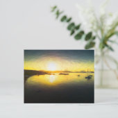 Aegean Sea Dawn Art Postkarte (Stehend Vorderseite)