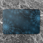 Aegean Sparkling Blume Art in der Nacht Badematte