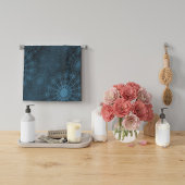 Aegean Sparkling Blume Art in der Nacht Geschirrtuch