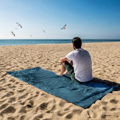 Aegean Sparkling Blume Art in der Nacht Strandtuch