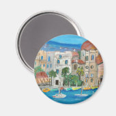 Aegina, Griechenland Magnet (Vorderseite/Rückseite)