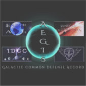 AEGIS Car Sticker (8x8) (Vorderseite)