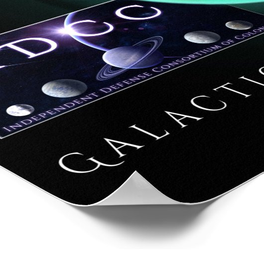 AEGIS Logo Collage (16x12) Poster (Ecke)