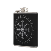 Aegishjalmr Runes Flask (Vinyl Wrapped) Flachmann (Links)