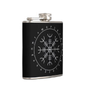 Aegishjalmr Runes Flask (Vinyl Wrapped) Flachmann (Rechts)